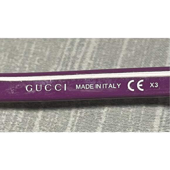 GUCCI GG 3181 732 140mm Purple Rectangle Eyeglasses Frames Designer PreOwned - Picture 4 of 5